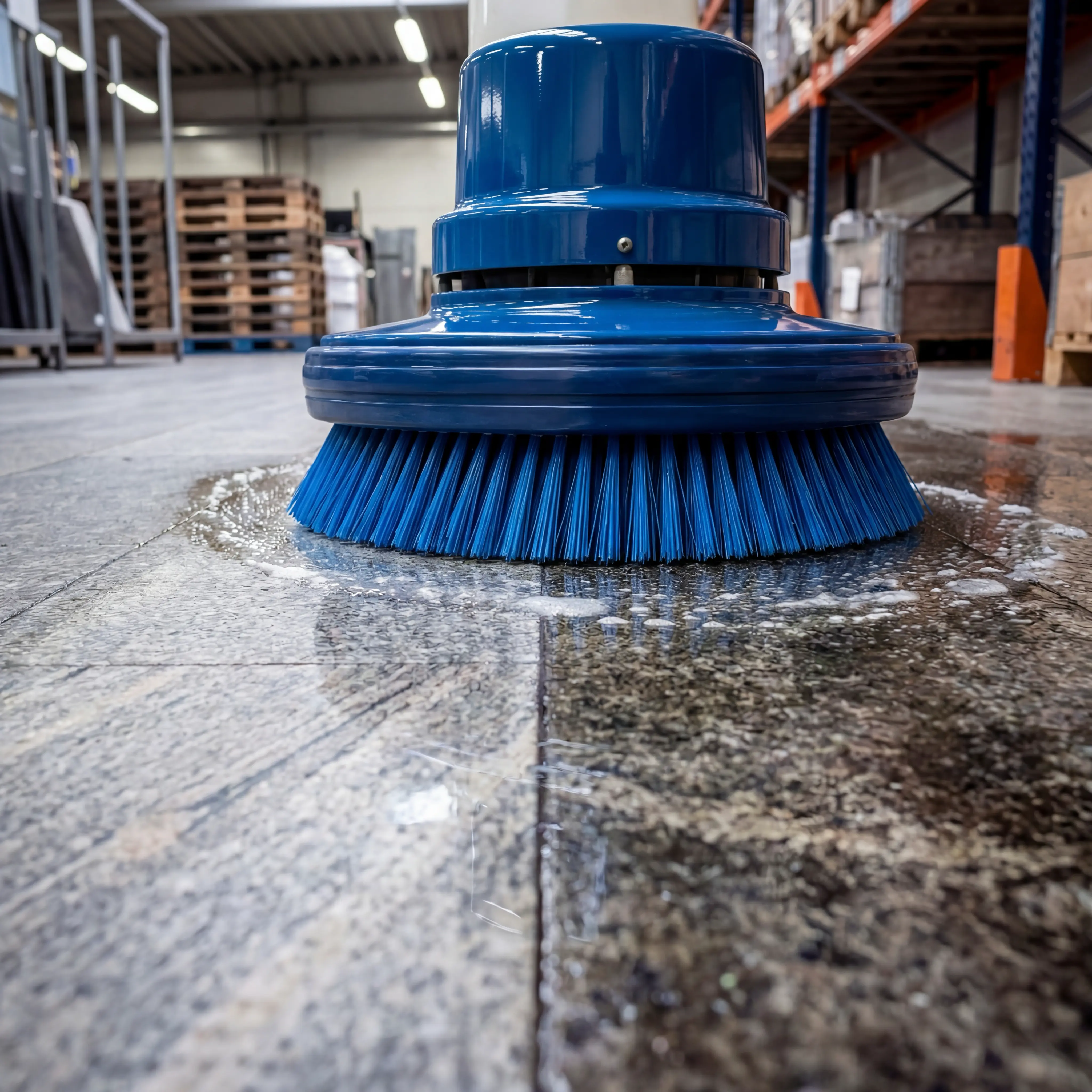 Detailaufnahme der Grundreinigung