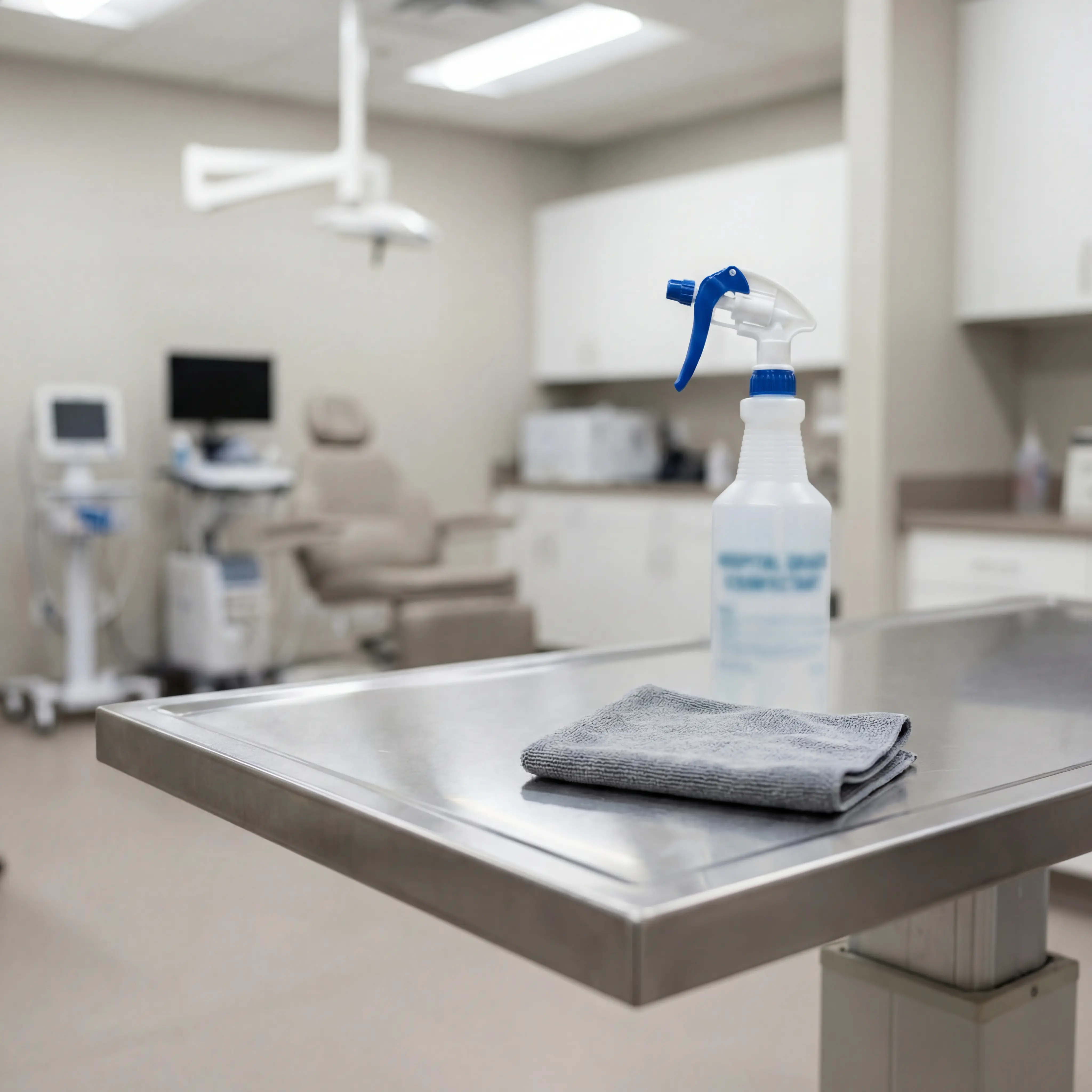 Detailaufnahme der Praxisreinigung