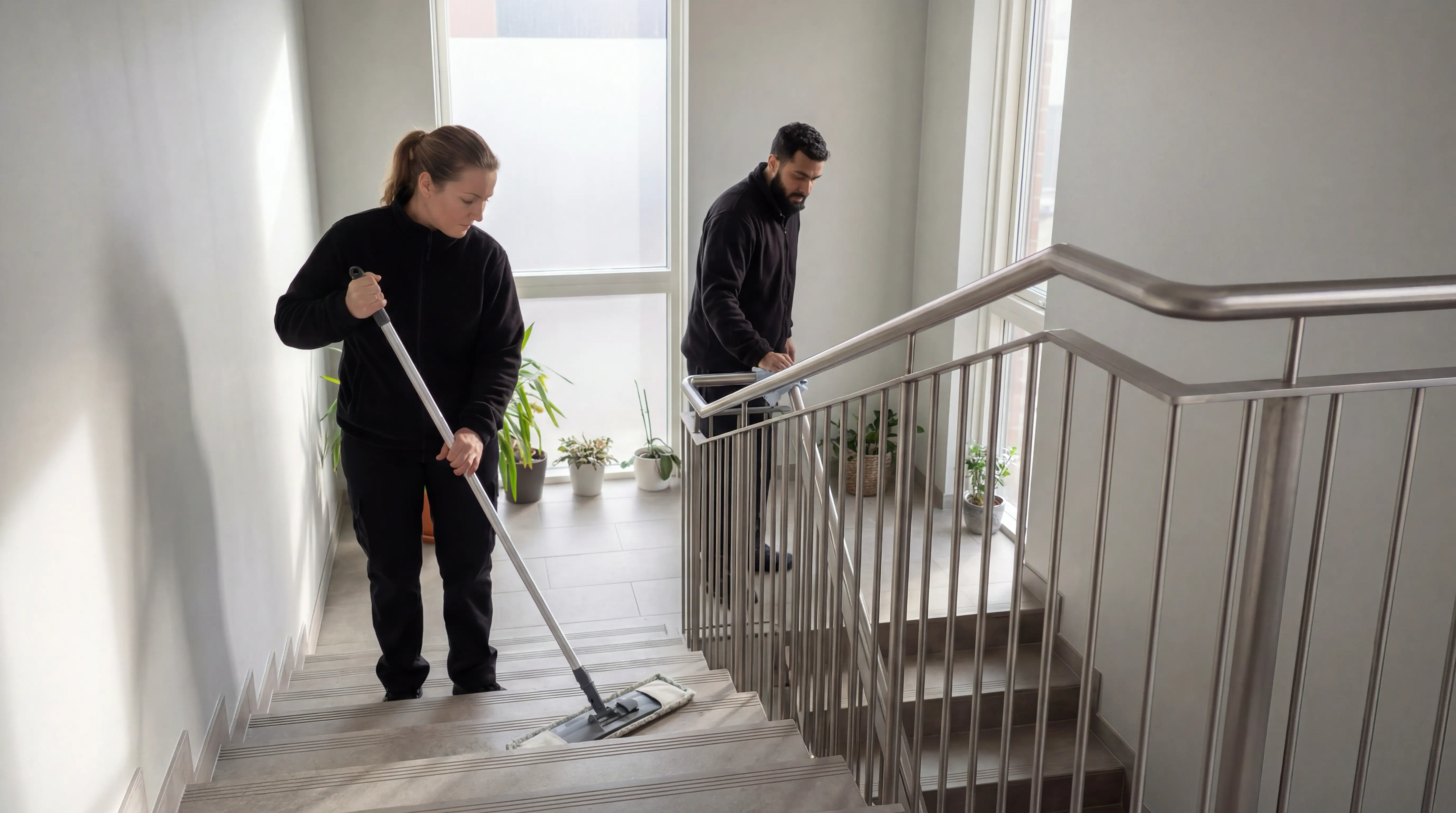 Treppenhausreinigung